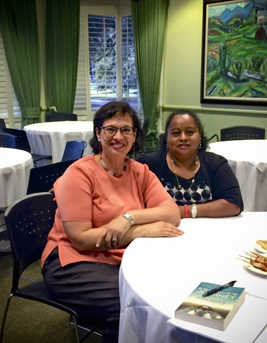 Lourdes and Sonia signed books after speaking at Eckerd College, Florida, Sept. 2014.
